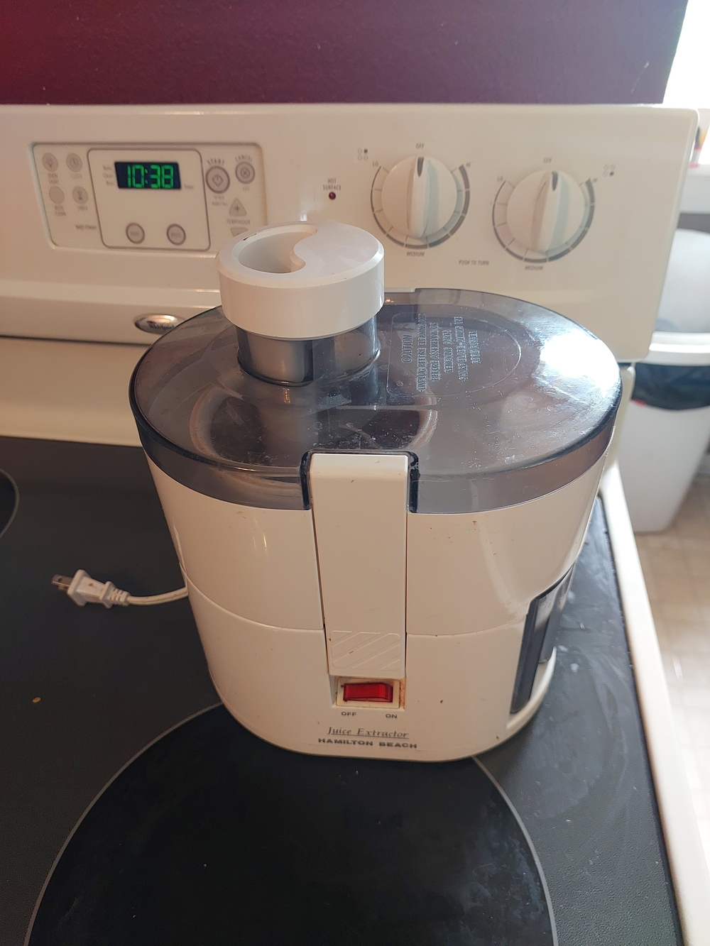 Hamilton Beach White Juice Extractor